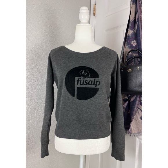 Fusalp Tops - FUSALP Grey Crew Neck
